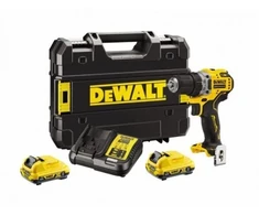 Grąžtas Akumuliatorinis suktuvas-gręžtuvas su akumuliatoriumi Dewalt DCD701D2-QW, 10,8–12 V, 2 Ah