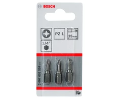 Bosch Suktuvo antgaliai Pz 1 3 vnt, Extra Hart