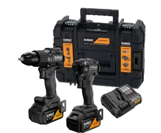 Įrankių rinkinys Dewalt DCK2222MM2T (DCD86 + DCF86); 18 V; 2x4,0 Ah akum.
