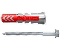 Grąžtas Kaištis Fischer DuoPower, varžtiniai, 10 mm x 50 mm, 4 vnt.
