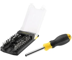 Grąžtas Atsuktuvas Stanley Multibit Screwdriver Set, 22.8 cm, 34 vnt.