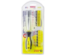 Grąžtas Atsuktuvų rinkinys WMC Tools 5171, 21 cm, 17 vnt.