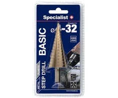 Pakopinis grąžtas Specialist Basic; 4-32 mm
