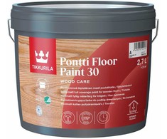 Grindų dažai Tikkurila, balti, 2.7 l