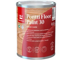Grindų dažai Tikkurila PONTTI, balti, 0.9 l