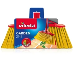 Grindų šlavimo šepetys Vileda, raudona/geltona