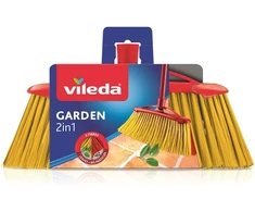Grindų šlavimo šepetys Vileda, raudona/geltona