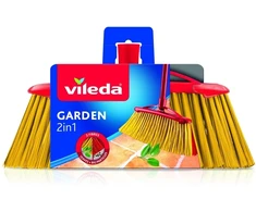 Grindų šlavimo šepetys Vileda, raudona/geltona