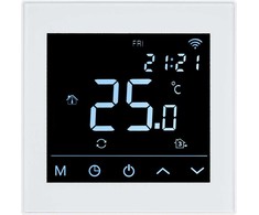 Grindų termostatas Heatcom HC91, įleidžiamas, baltas, 8,6 cm, 5–50 °C