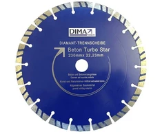 Pjovimo diskas Cedima Beton Turbo Star, 230 mm x 22 mm x 2.4 mm