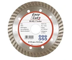 Pjovimo diskas Cedima EC-42.2 TURBO, 115 mm x 22.23 mm x 2.2 mm