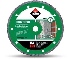 Deimantinis pjovimo diskas Rubi TSV 230 PRO; 230 mm