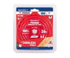 Pjovimo diskas Specialist+ LTW1602420-T; 160x20x1,0 mm; Z24; 15°