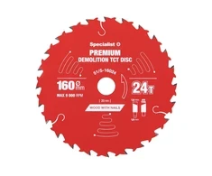 Pjovimo diskas 160x24Tx20mm, Demolition PREMIUM, SPECIALIST+