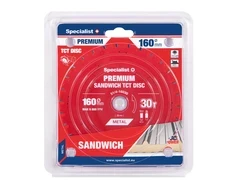 Pjovimo diskas Specialist+ LTS1603020-T; 160x20x1,4 mm; Z30; 0°