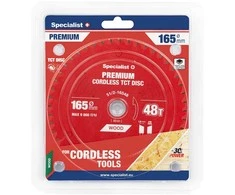 Pjovimo diskas Specialist+ LTW1654820-T; 165x20x1,0 mm; Z48; 5°