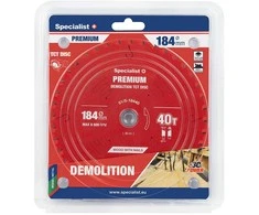 Pjovimo diskas Specialist+ LTCW1844020/16-T; 184x20x1,0 mm; Z40; 18°
