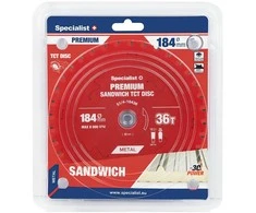 Pjovimo diskas Specialist+ LTS1843620/16-T; 184x20x1,4 mm; Z36; 0°