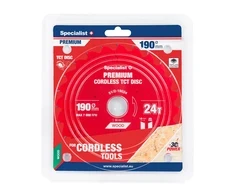 Pjovimo diskas SPECIALIST+ Cordless 190x24Tx30mm