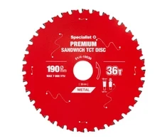 Pjovimo diskas Specialist+ LTS1903630-T; 190x30x1,4 mm; Z36; 0°