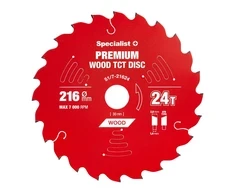 Pjovimo diskas Specialist+ LMS2162430-T; 216x30x1,4 mm; Z24; 5°