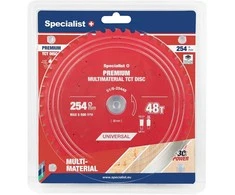 Pjovimo diskas Specialist+ LMM2544830-T; 254x30x1,6 mm; Z48; 0°