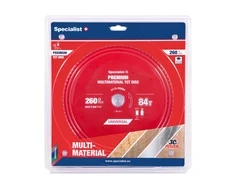 Pjovimo diskas Specialist+ LMM2608430-T; 260x30x1,6 mm; Z84; 0°