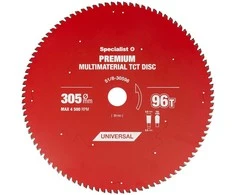 Pjovimo diskas 305x96Tx30mm, Multimaterial PREMIUM, SPECIALIST+