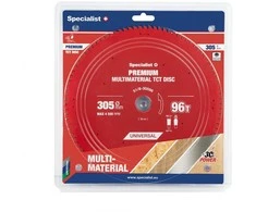 Pjovimo diskas 305x96Tx30mm, Multimaterial PREMIUM, SPECIALIST+
