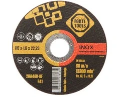 Forte_Tools Pjovimo diskas Forte Tools, 115 x 1.6 x 22.23 mm