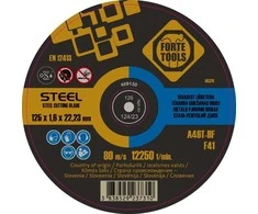 Pjovimo diskas FORTE TOOLS 125x1.6x22 metalui