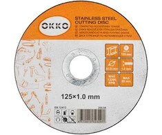 Metalo pjovimo diskas OKKO 125x1.0mm