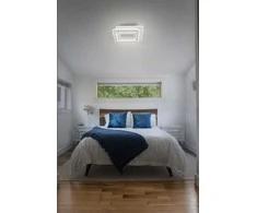 Lubinis šviestuvas Osram 55W LED paviršinis šviestuvas - ventiliatorius, baltas, 3000/6500K, dimeriuojamas