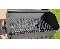 Grilis Abas Smokehouse, juodas, 80 cm