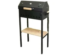 Grilis Abas Smokehouse, juodas, 80 cm