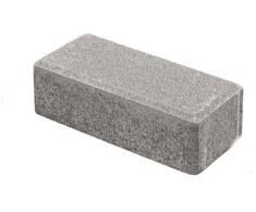 Grindinio plokštė Brikers „Stone Prizma Gray“, 20 x 10 x 6 cm, pilkos spalvos.