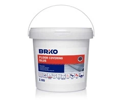 Grindų klijai Briko Cover - Lim, 1kg, baltos spalvos.
