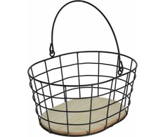 Krepšelis H &amp; S COLLECTION, metalas, 25 cm x 22.3 cm