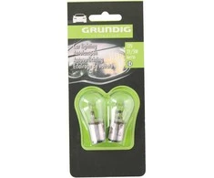 Grundig Automotive Grundig Autopærer, 12V, BAY15d, P21/5W, 2 stk