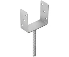 Grundline Brusų kurpė PS140 U formos įmūrijama 141x120x4mm