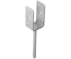 Grundline Sijų palaikymas PS70 71x120x4mm U formos, įmūrijamas