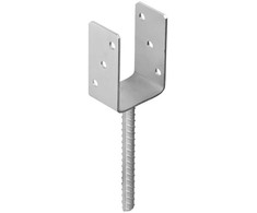 Grundline Sijos jungtis PS80 81x120x4mm U formos, įmūrijama