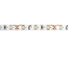 GTV Blykstės juosta 2835MW, 300 šiltų baltų LED, 3,8W/m, be gelio 8mm, 5m ritinėlis, 12V