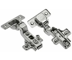 Clip hinge GTV 07 with regulation and plate H=2 with euro