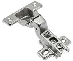 Hinge GTV D-35+plate H=0 with euro screw