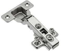 Clip hinge GTV 09 with regulation and plate H=2 with euro