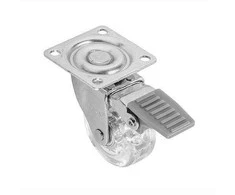 GTV Transparent caster with brake