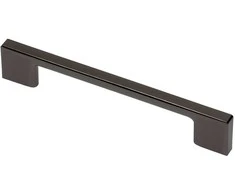 GTV Zamak handle 819 C=128mm juodas chrome