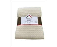 Domoletti BEDSPREAD MICRO 160X220 CM SQUARES BEIGE