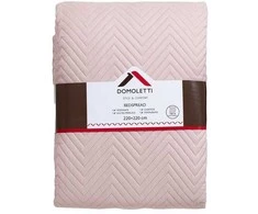 Domoletti BEDSPREAD MICRO 220X220 CM HERRING Rožinis